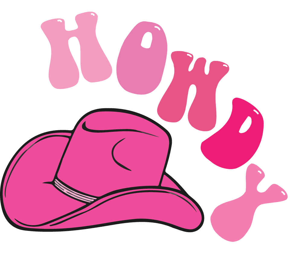 Cowboy hat cowgirl clipart image