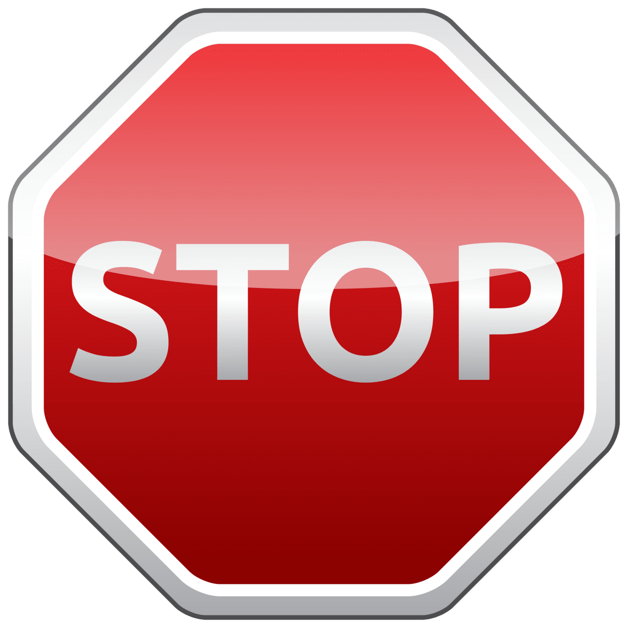 Stop sign clipart free