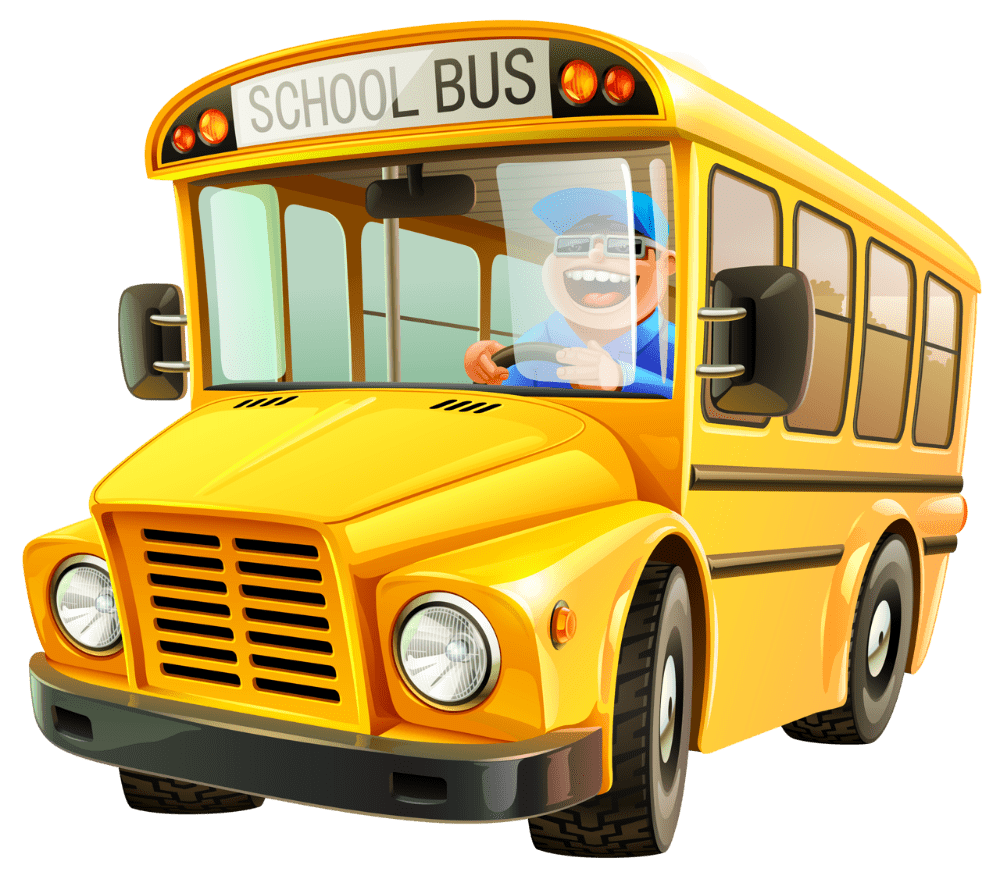 Bus clipart background