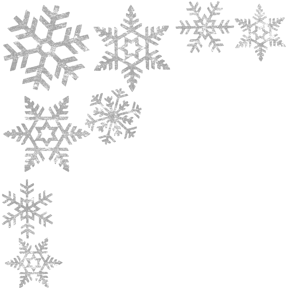 Snowflakes border image with background clipart