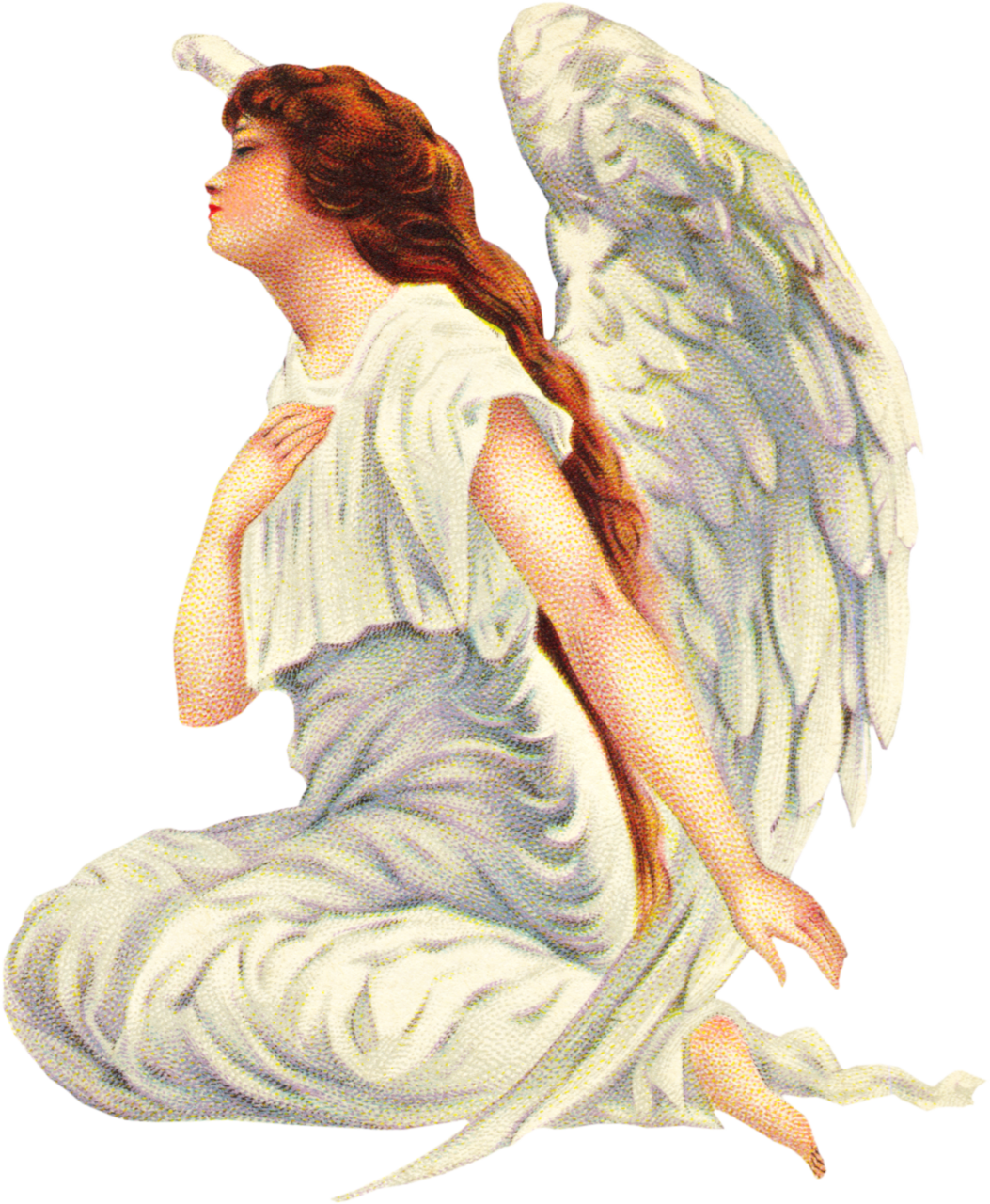 Angel pin page clipart free 6