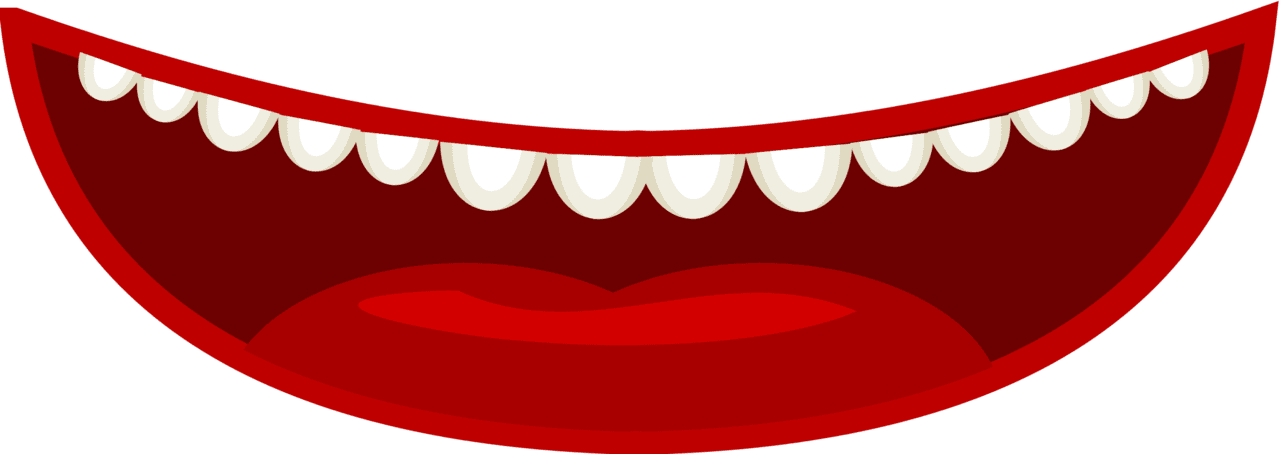 Tooth mouth smile clipart logo 2