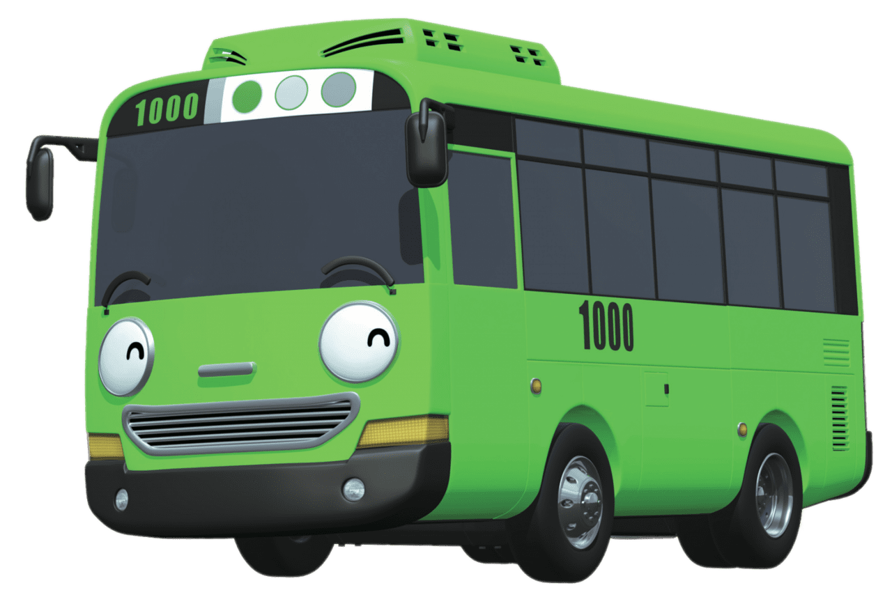 School bus check out this tayo the little character rogi smiling image clipart