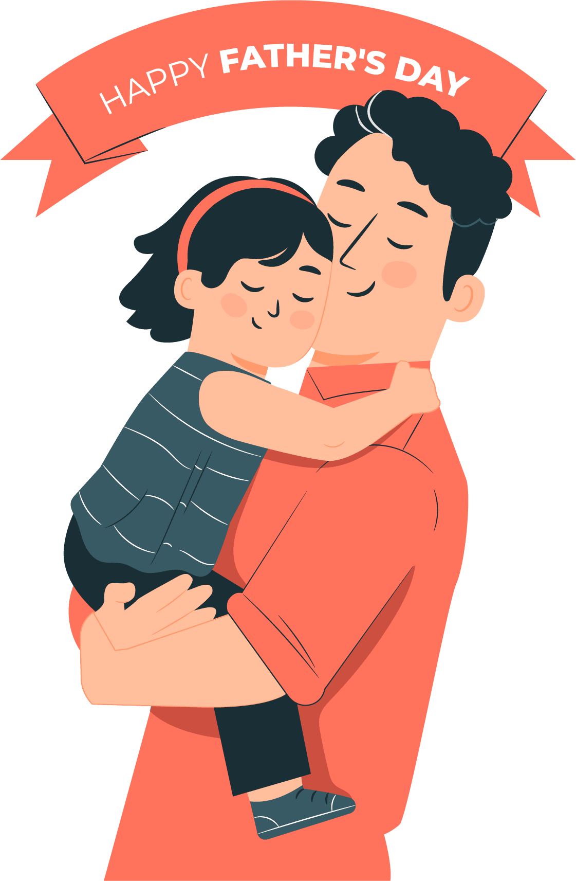 Fathers day clipart logo