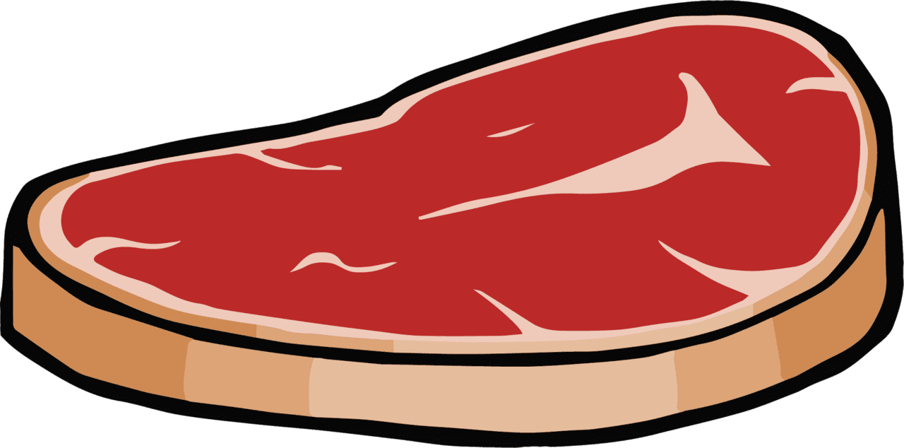 Food clipart of cartoon meat suggest background