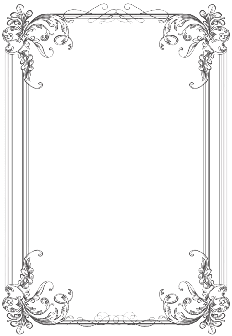 Wedding custom vintage frame four by kingoftheswingers deviantart clipart clip art