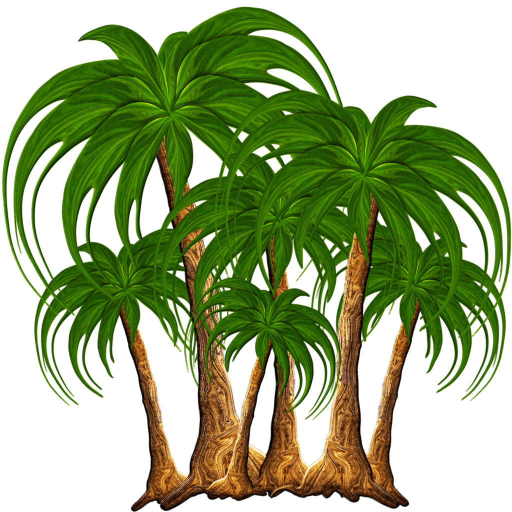 Palm tree pin page clipart clip art 2