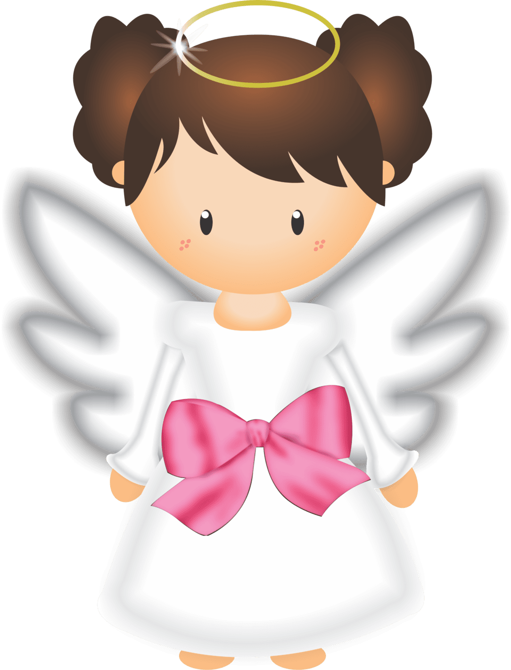 Angel pin page clipart logo 3