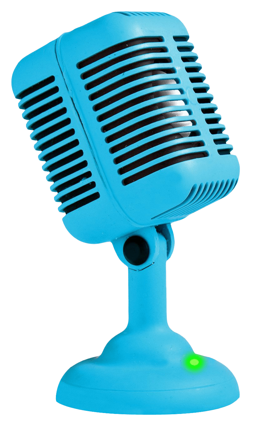 Podcast microphone clipart vector