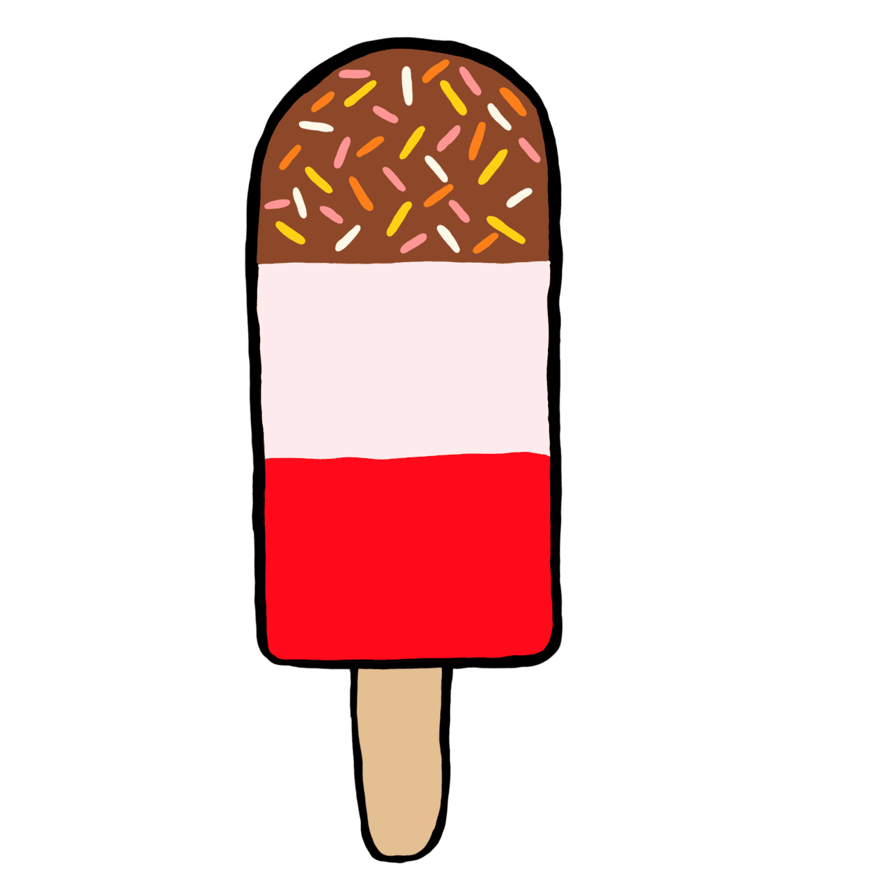 Ice cream fab lolly clipart vector