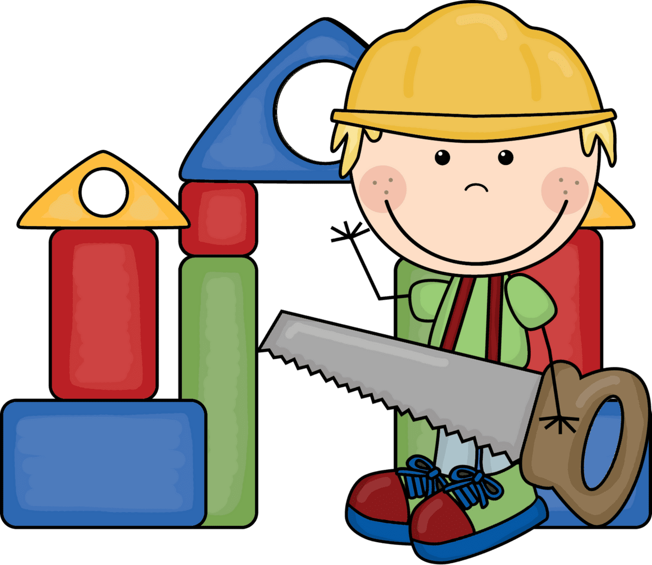 Children materials clipart suggest background