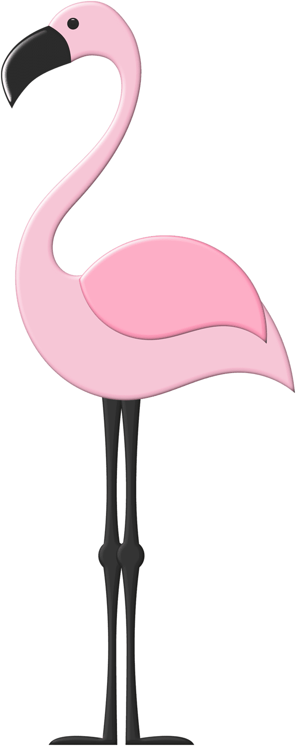 Flamingo elegant rose gold plated wooden cut with crystal eye clipart photo