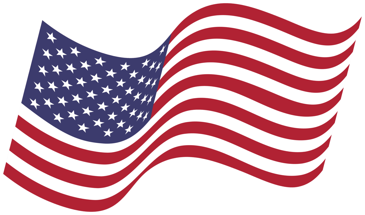 4th of july america wav flag clipart transparent