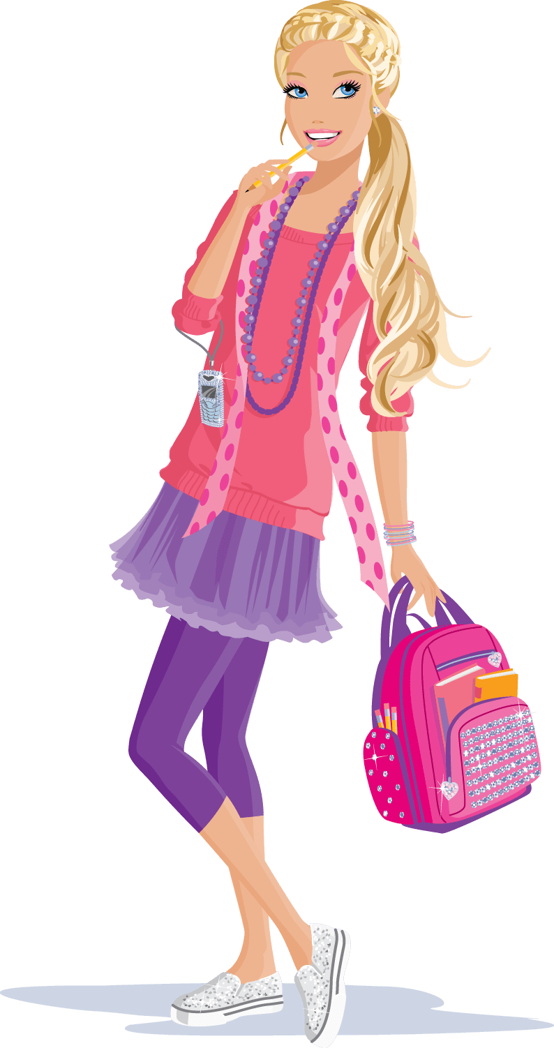 Barbie clipart background