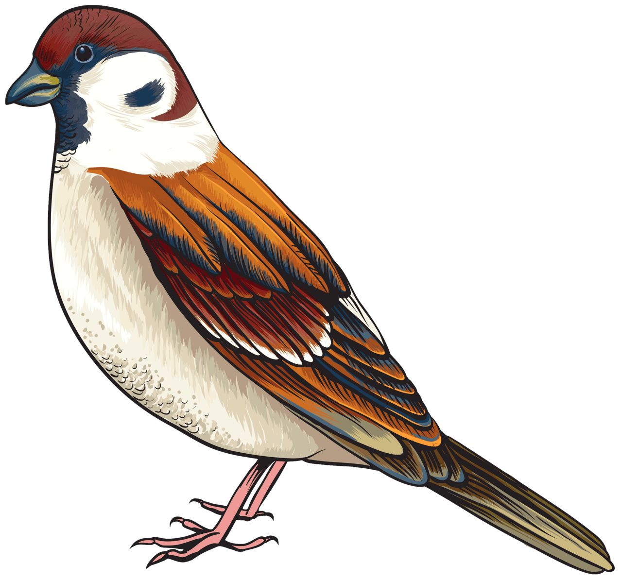 Animal vintage bird clipart images