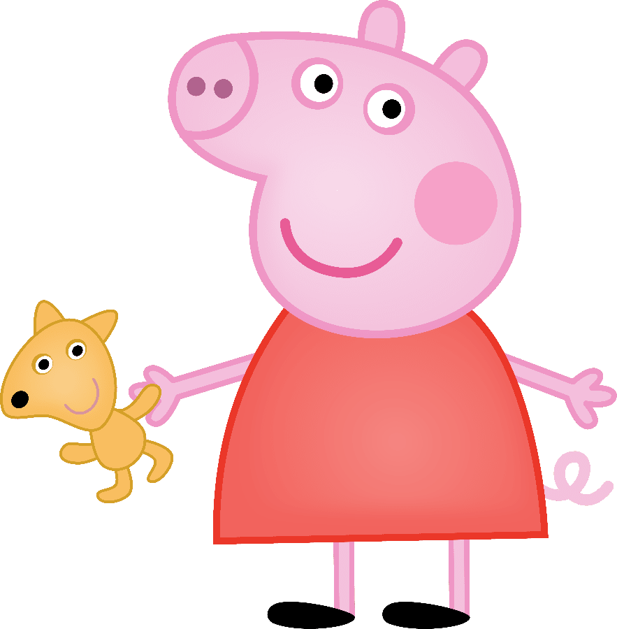 Pig pin page clipart picture