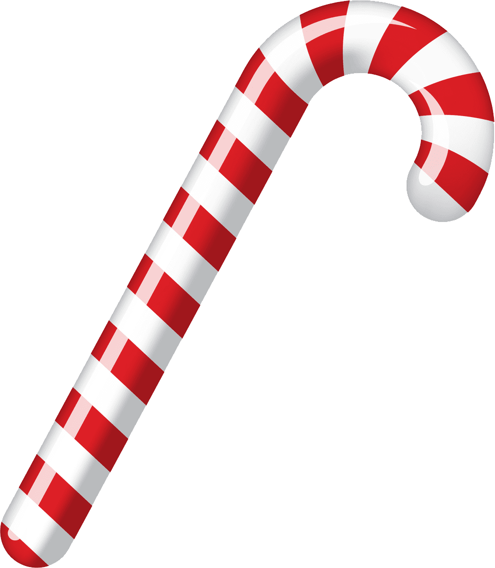 Candy cane christmas stick decoration clipart picture