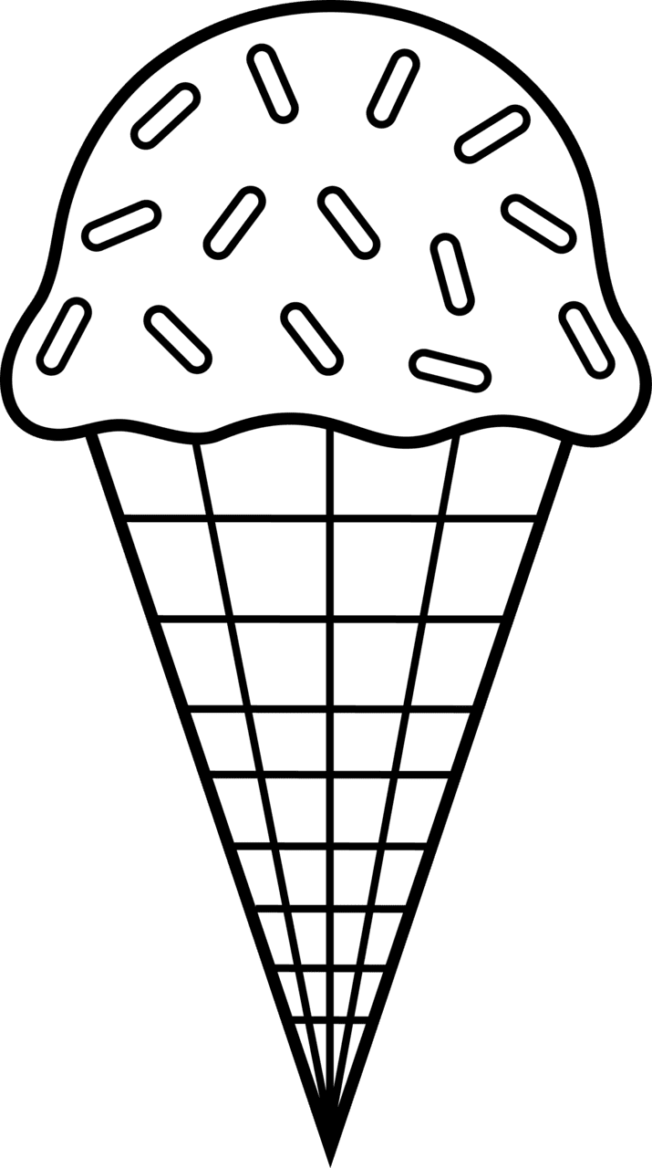 Ice cream pin page clipart logo