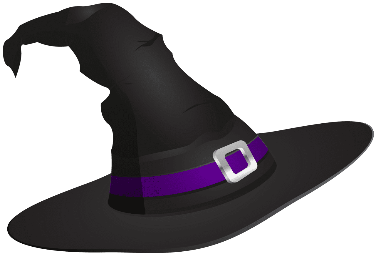 Hat witch clipart logo