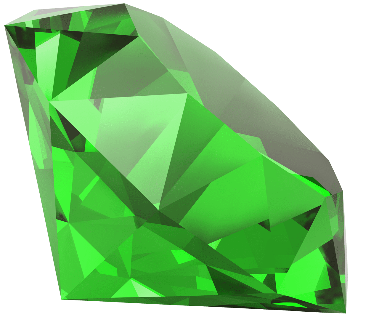 Diamond emerald clipart image