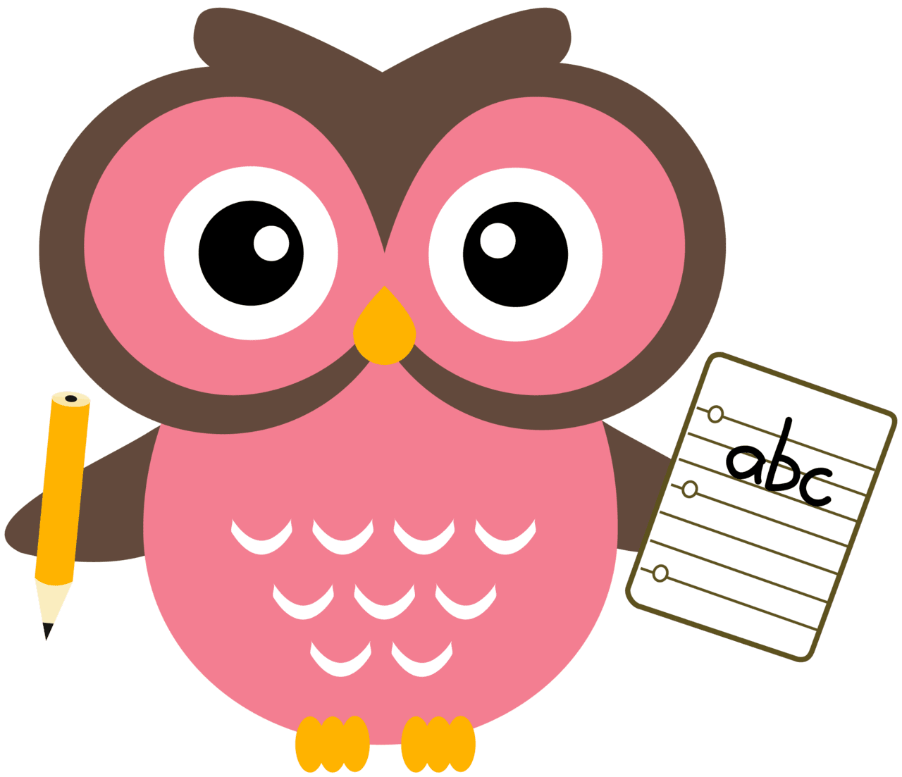 Owl pin page clipart transparent 2