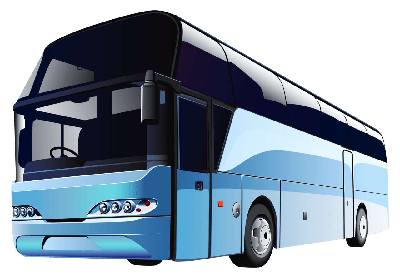 Blue bus clipart best background