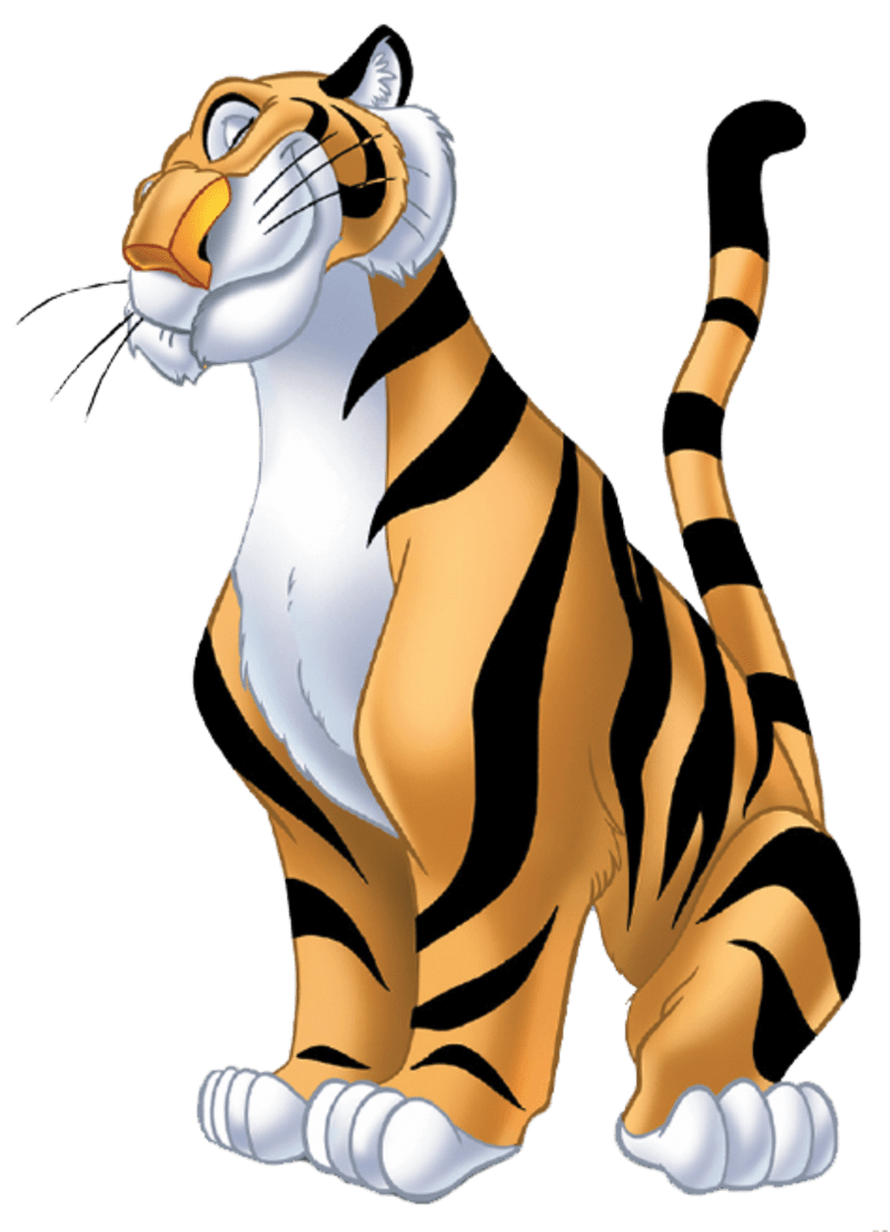 Tiger disney page clipart clip art
