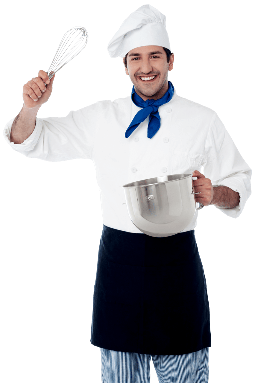 Cooking male chef clipart photo