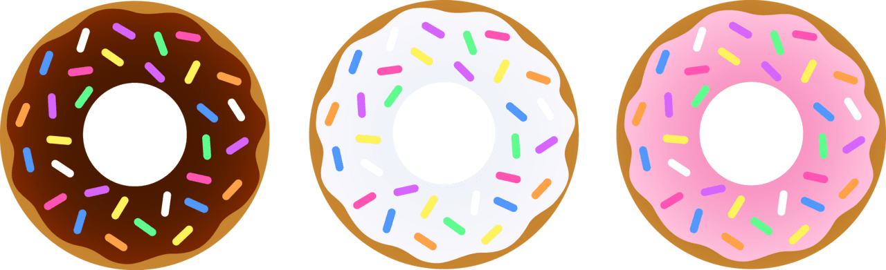 Donut pin blog designs clipart background