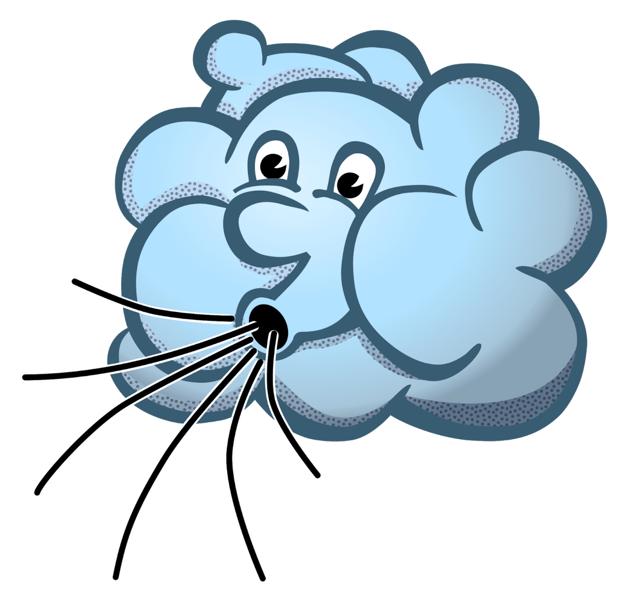 Cloud blog clipart vector