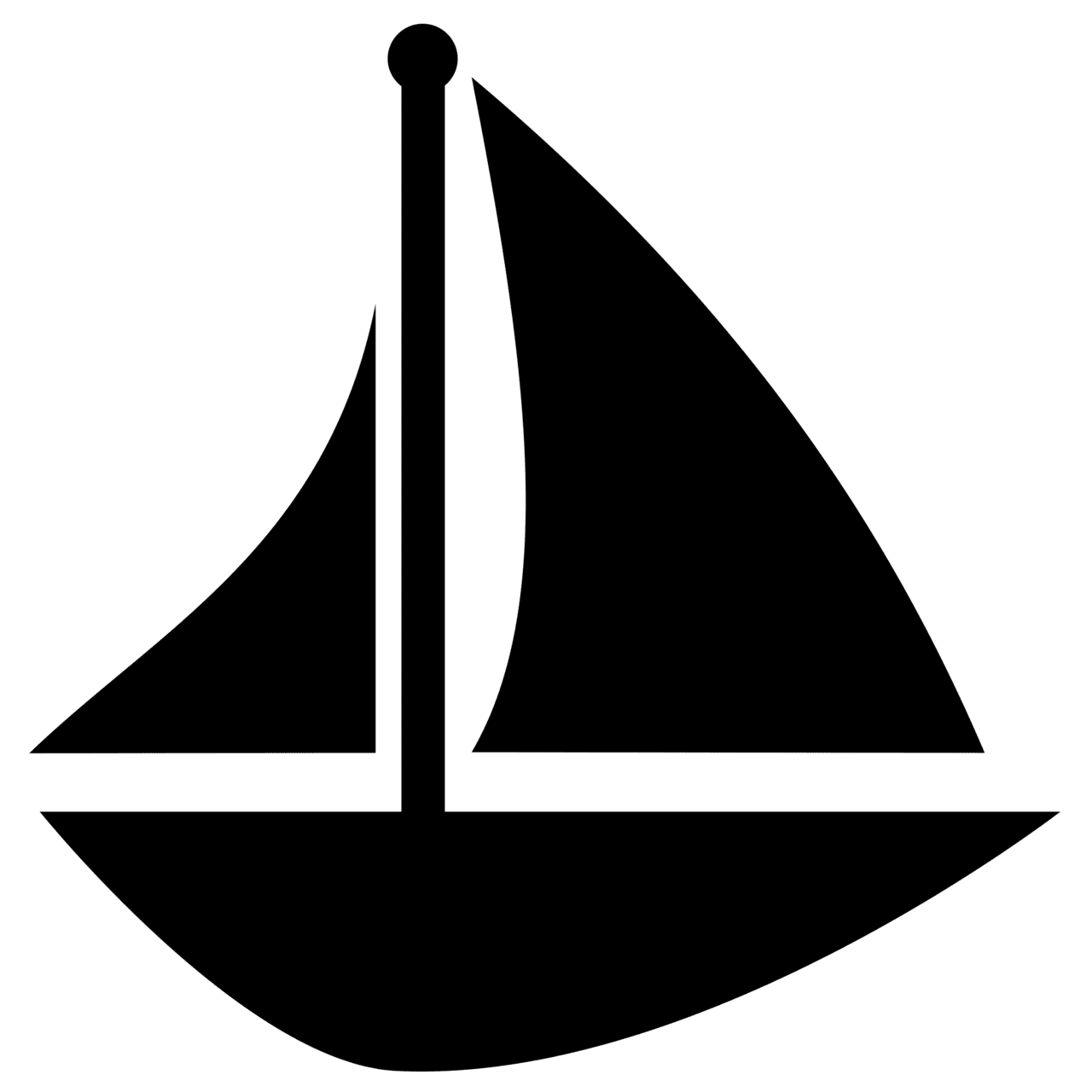 Sailing boat pin clipa clipart background