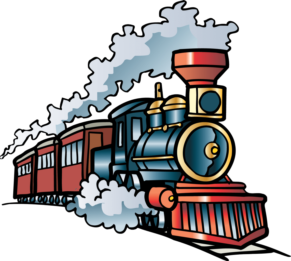 Train drawing clipart cartoon picture