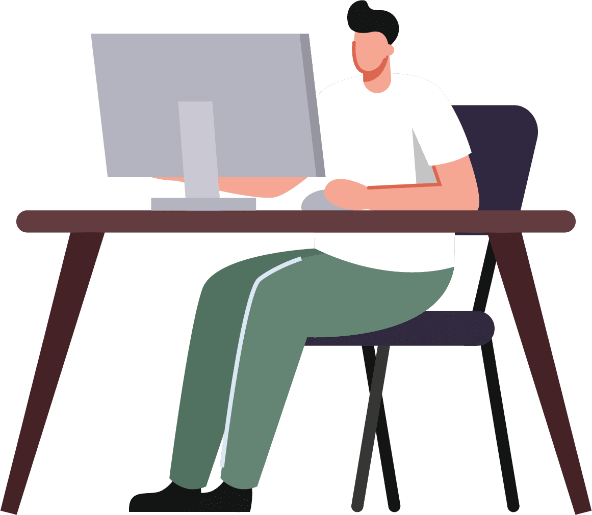 Computer side jobs from home clipart image