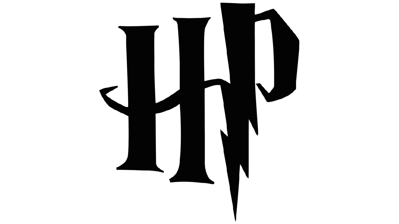 Harry potter logo black background clipart