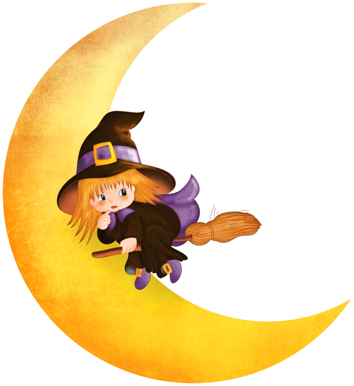 Halloween cartoons moon cartoon ip art clipart free