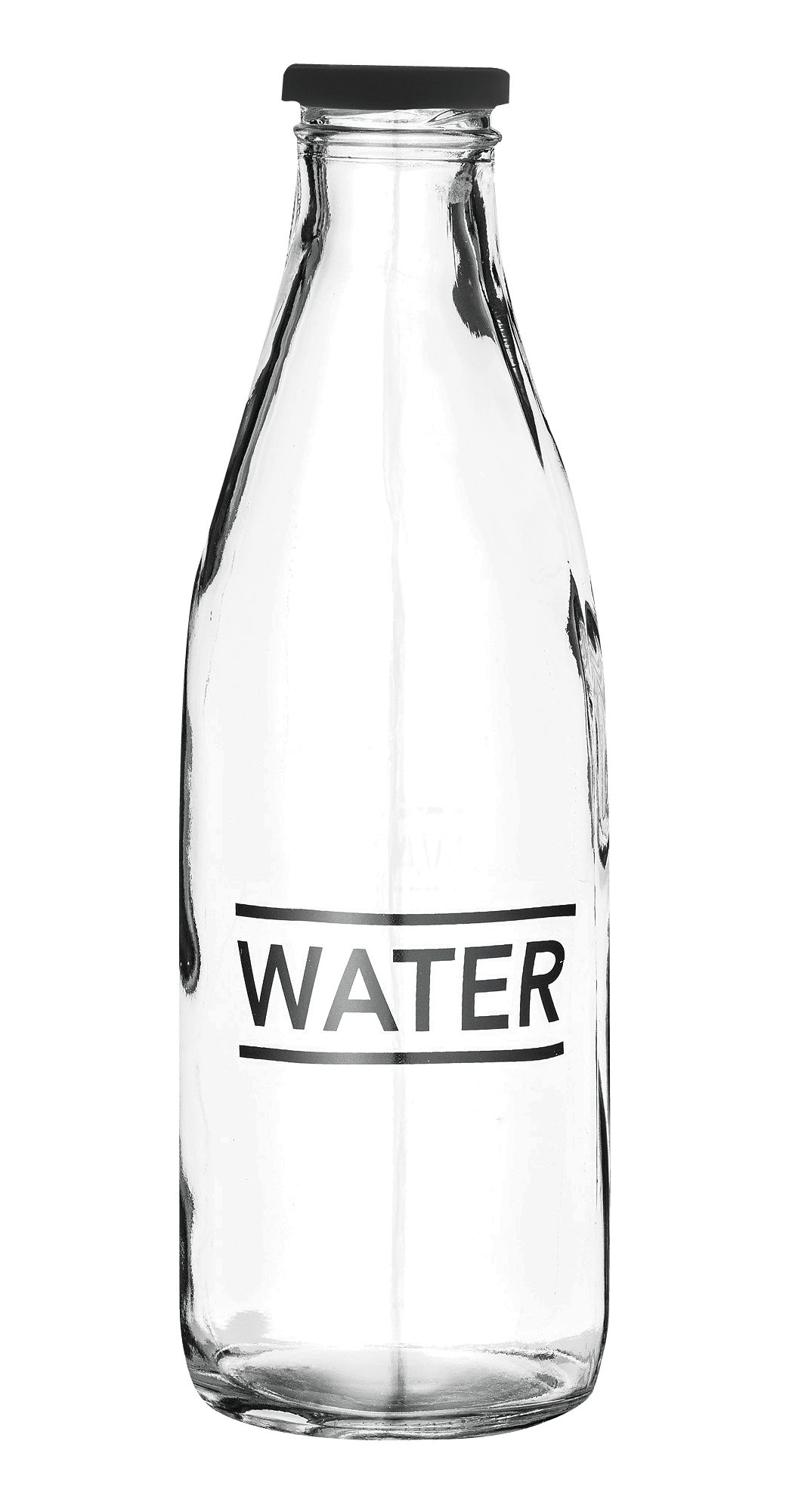 Glass water bottle image best reusable clipart