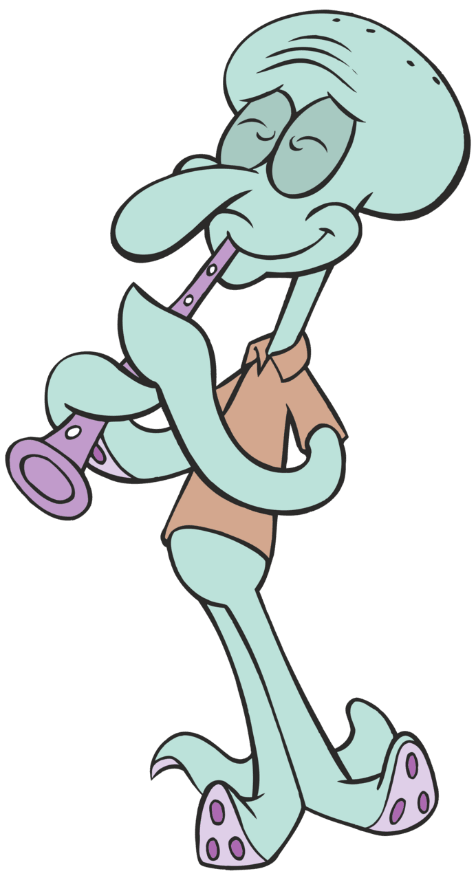 Octopus squidward tentacles spongebob clipart image