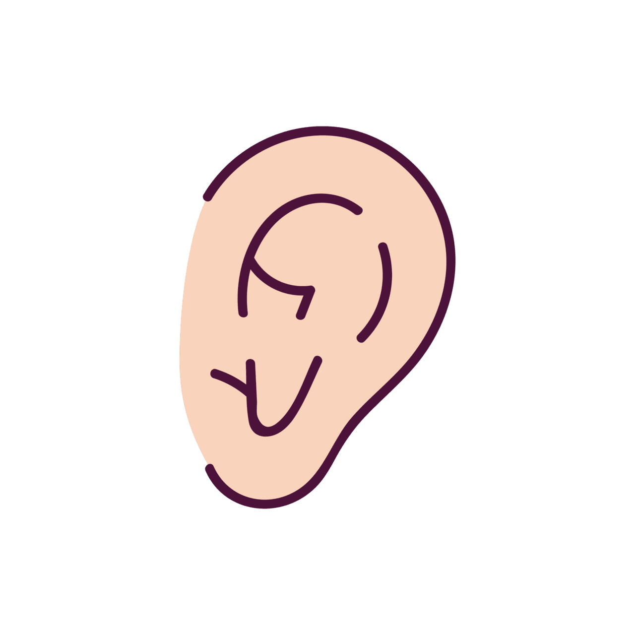 Ear pin page clipart image