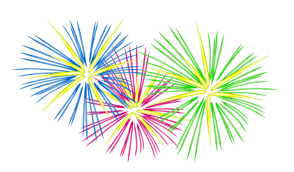 Fireworks image with background pictures images clipart