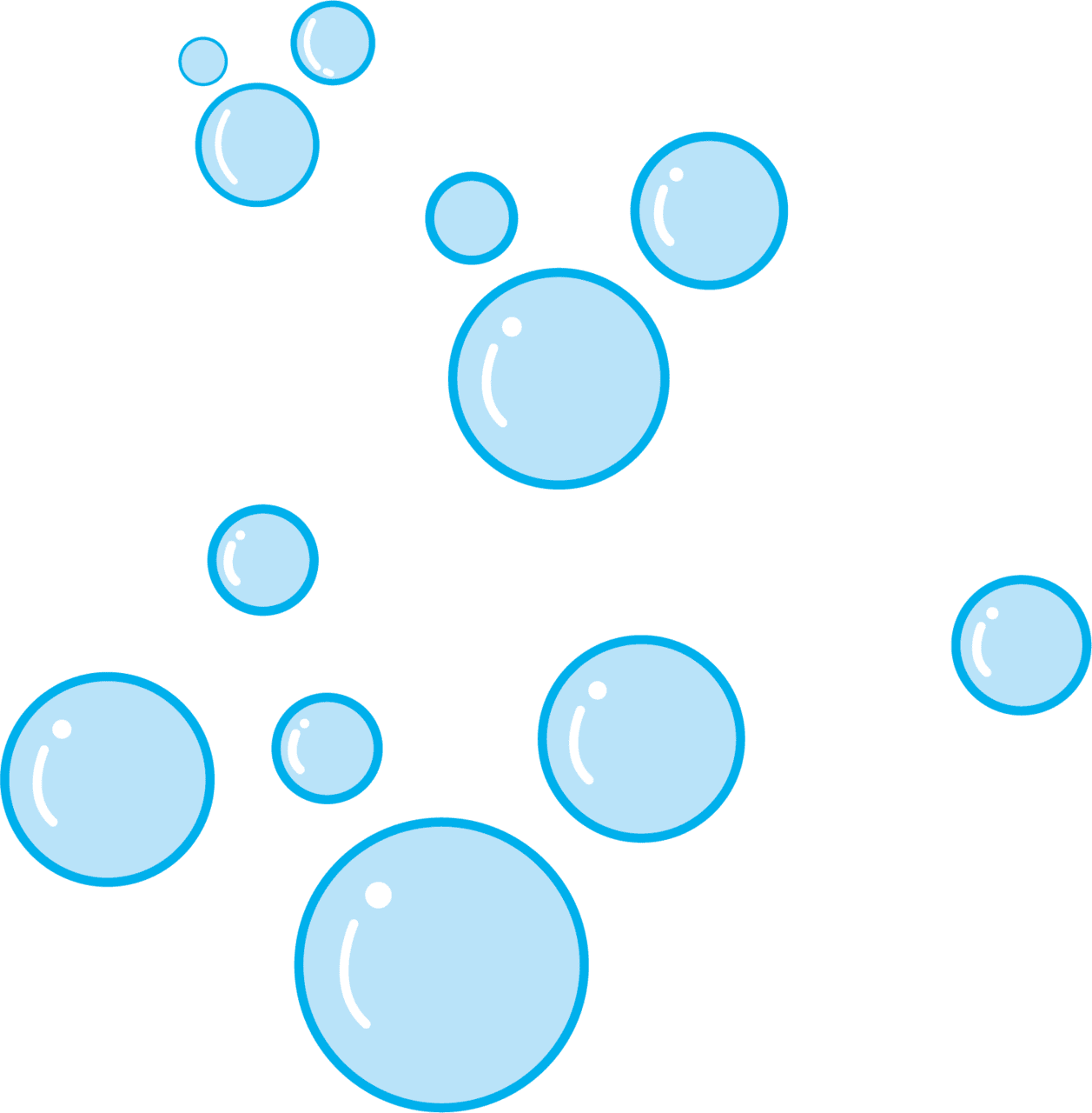 Blue bubbles bubble cartoon clipart hq logo