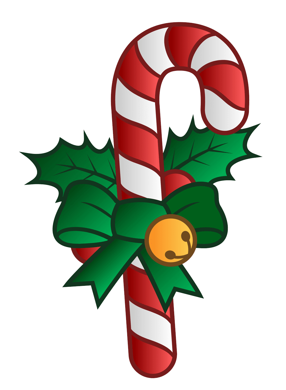 Candy cane christmas wish clipart clip art