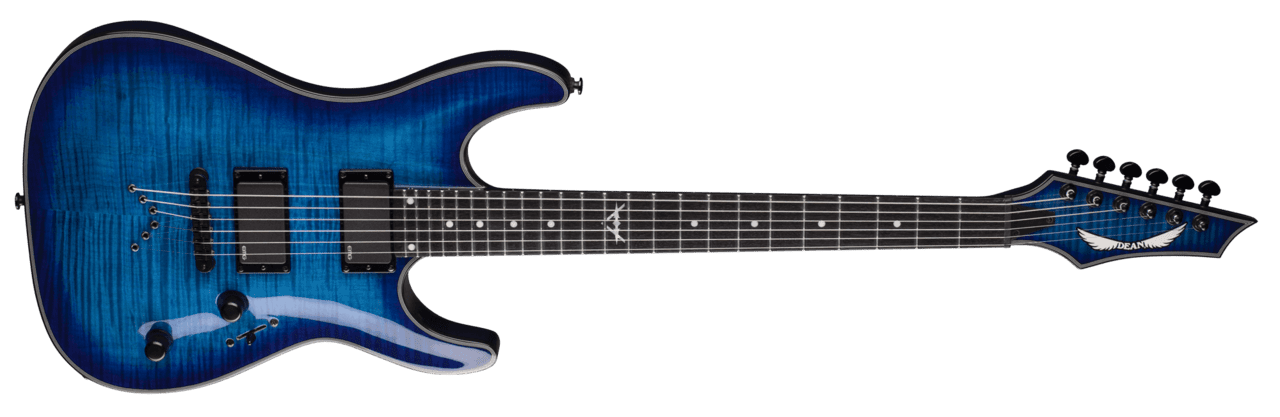 Electric guitar blue clipart transparent