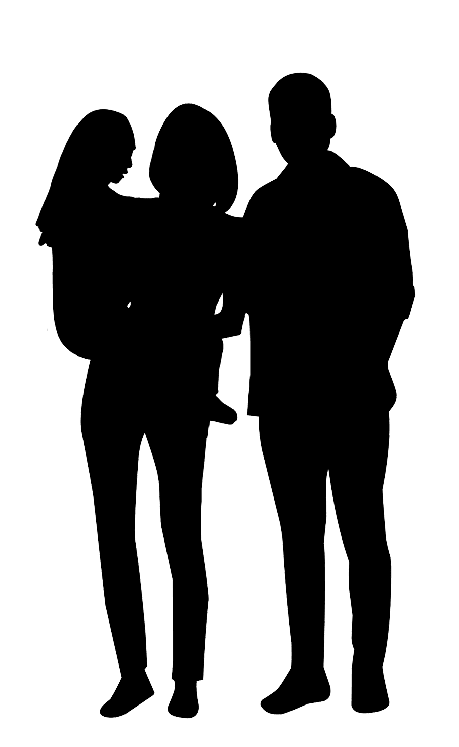 Person silhouettes of people silhouette clipart clip art