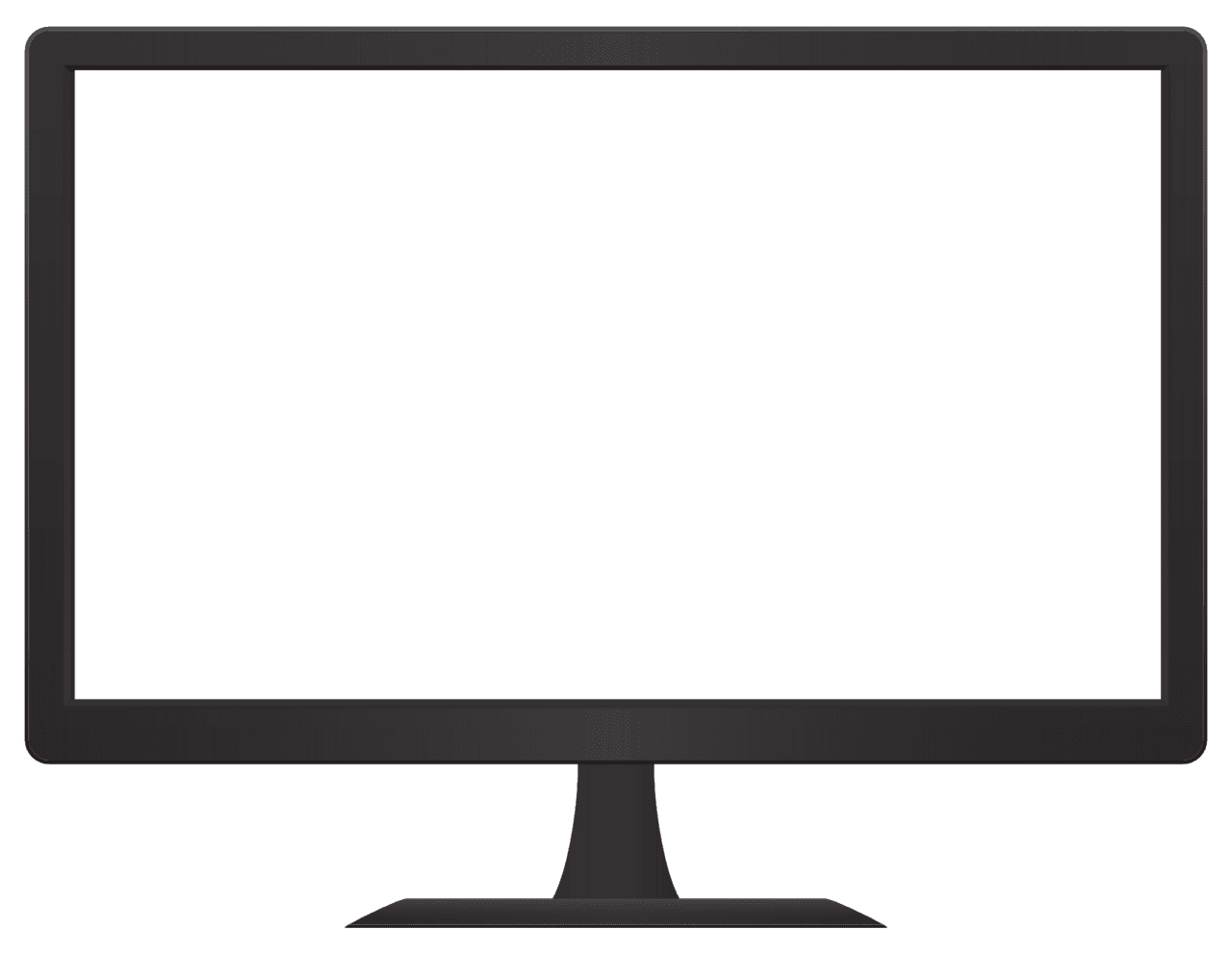 Computer monitor clipart image