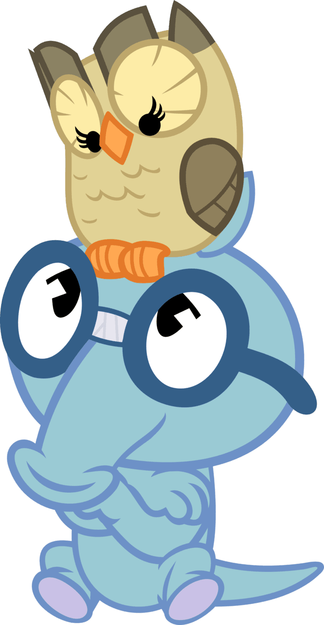 Sniffles and aloysius by porygon happy tree friends owl clipart picture