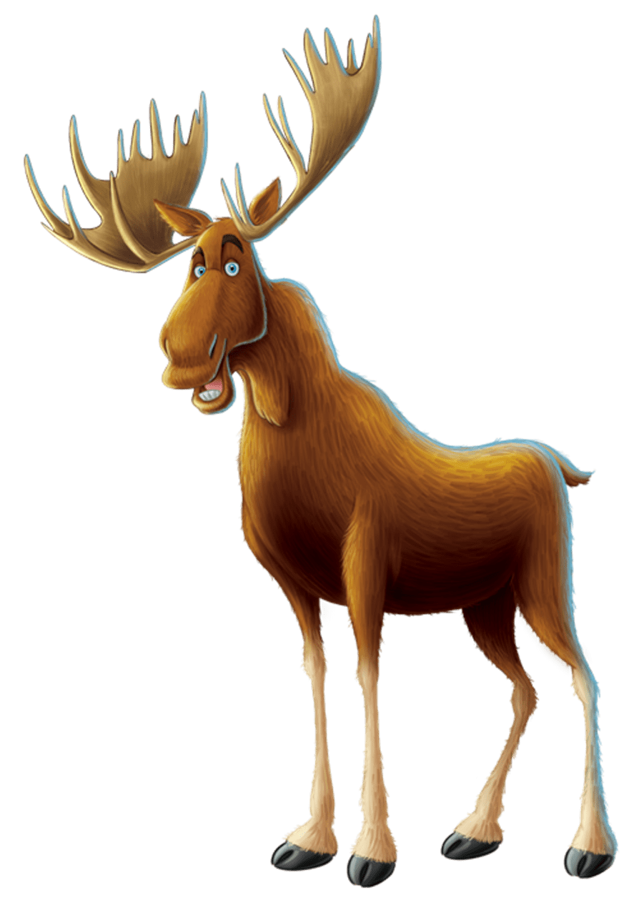 Deer pin page clipart vector