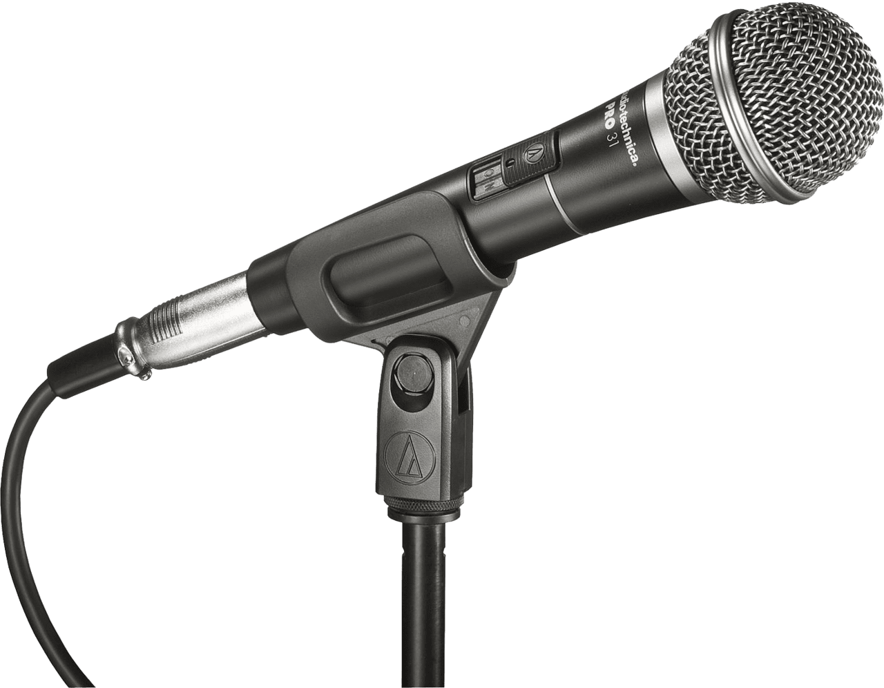 Microphone pin page clipart logo