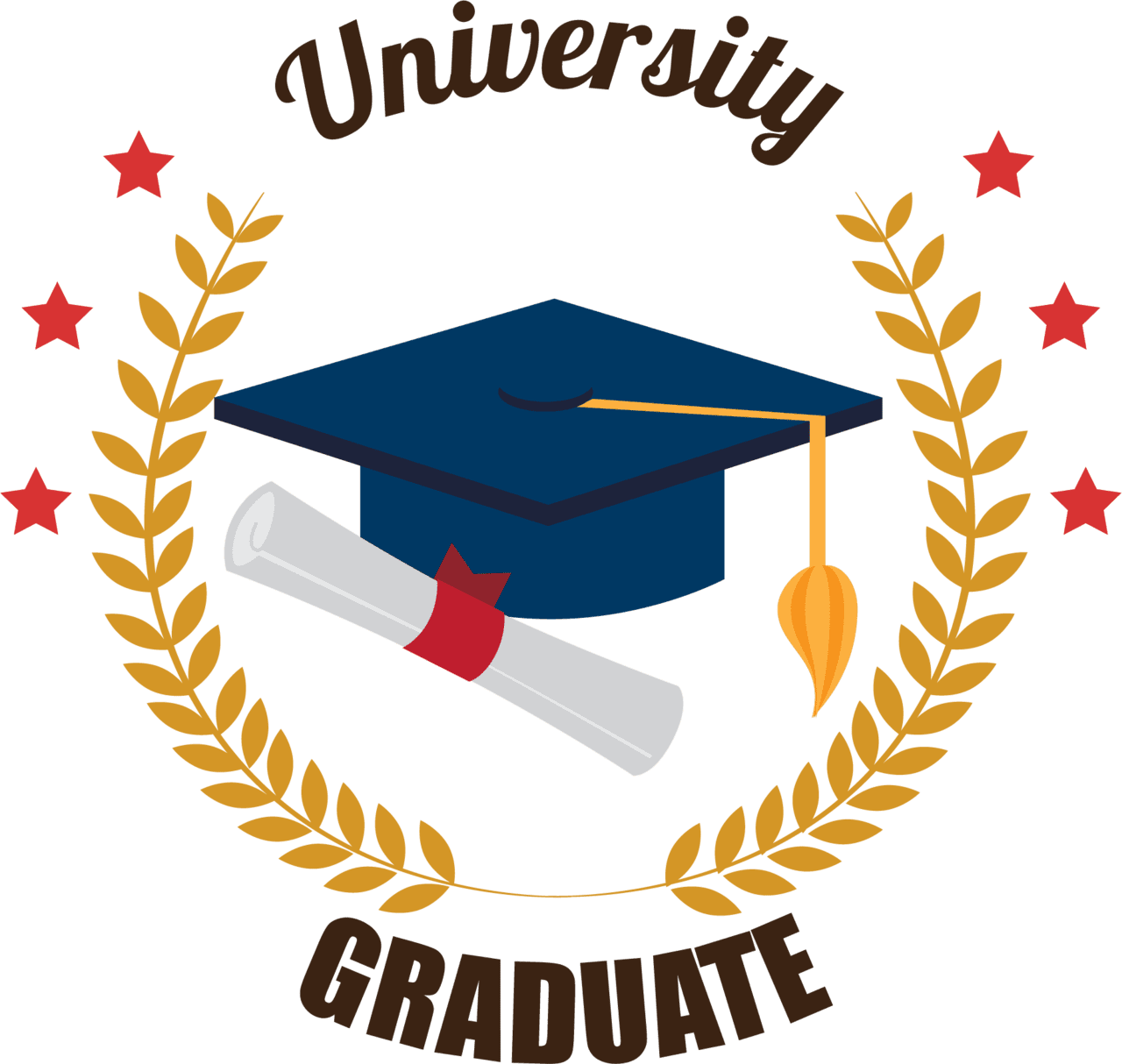 Laurent simons graduation cap clipart transparent