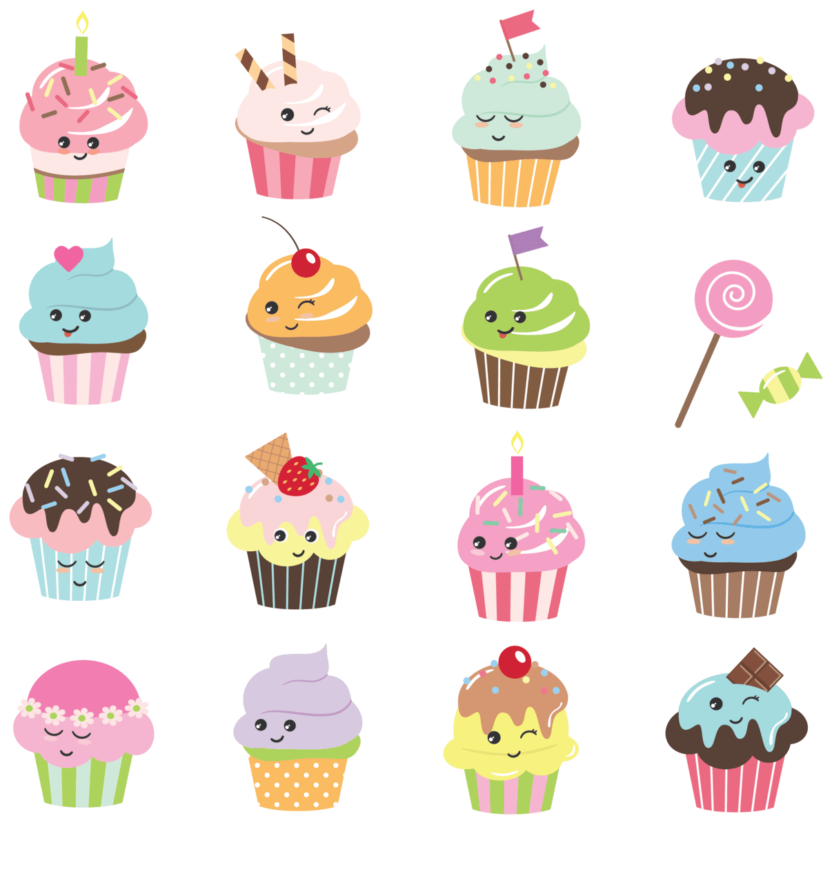 Cupcake pin page clipart free 2