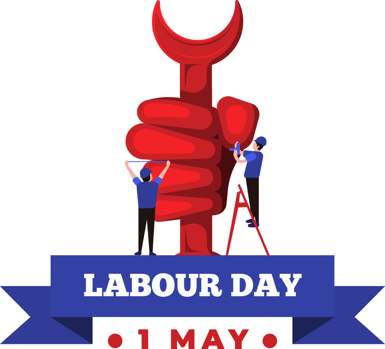 World labor day clipart shape vector